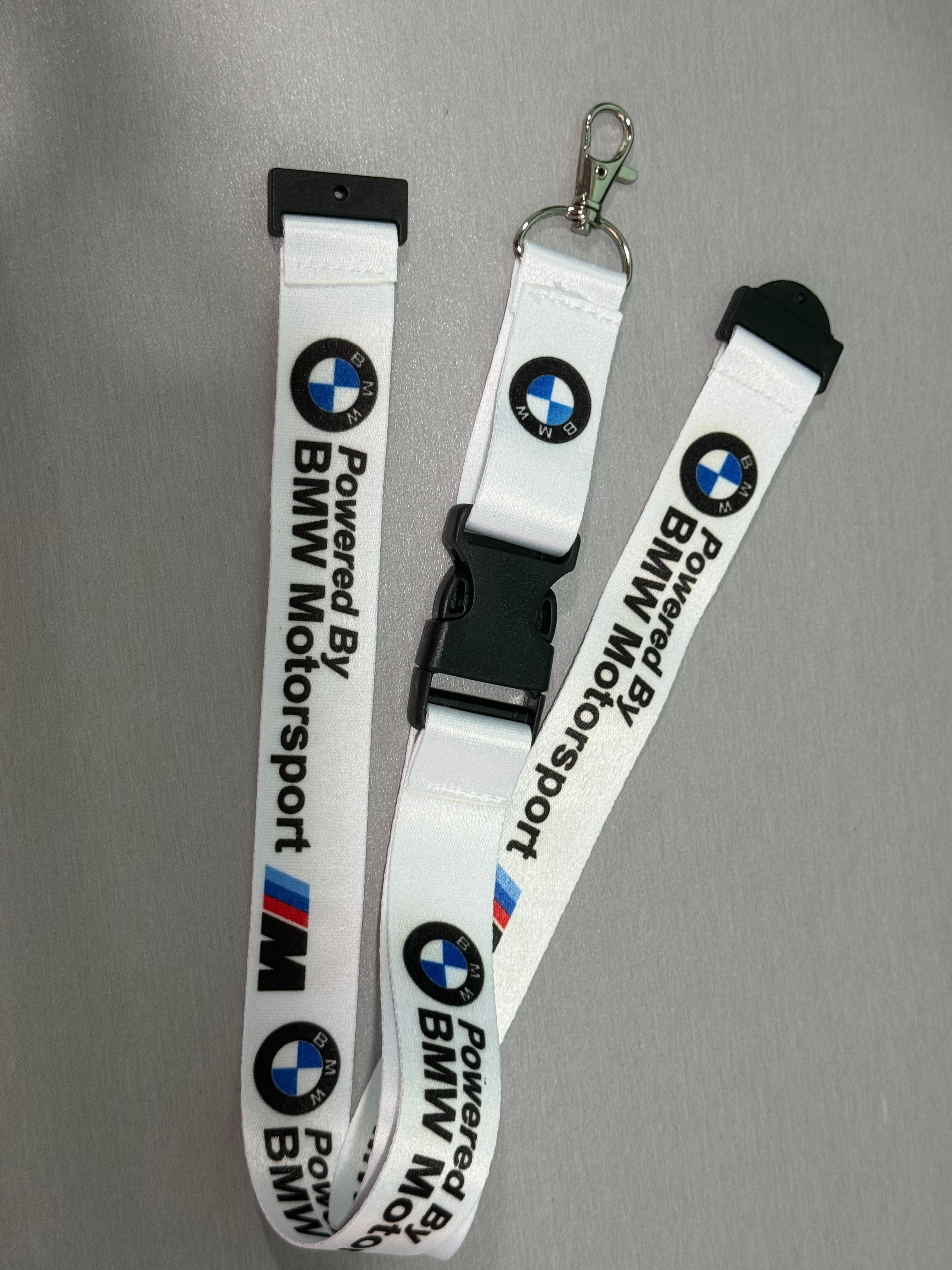 Lanyard BMW Blanco