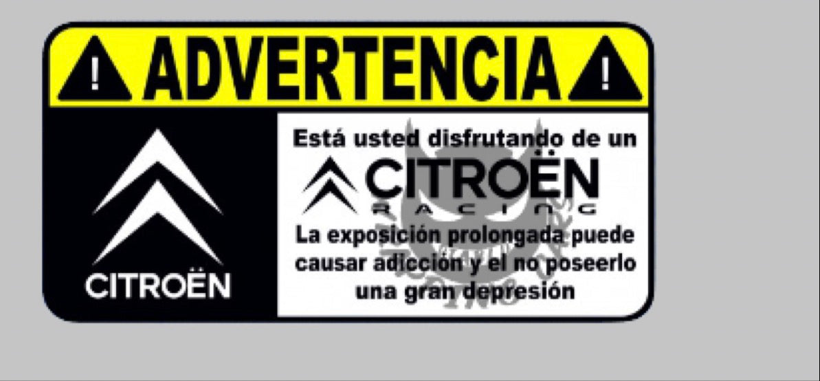 Advertencia Citroen