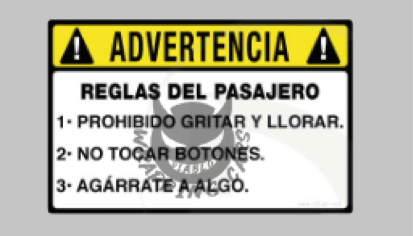 Reglas del pasajero