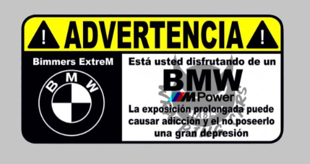 Advertencia BMW