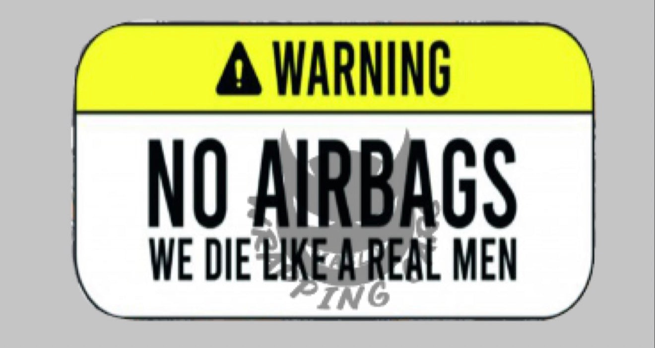 Advertencia No airbag