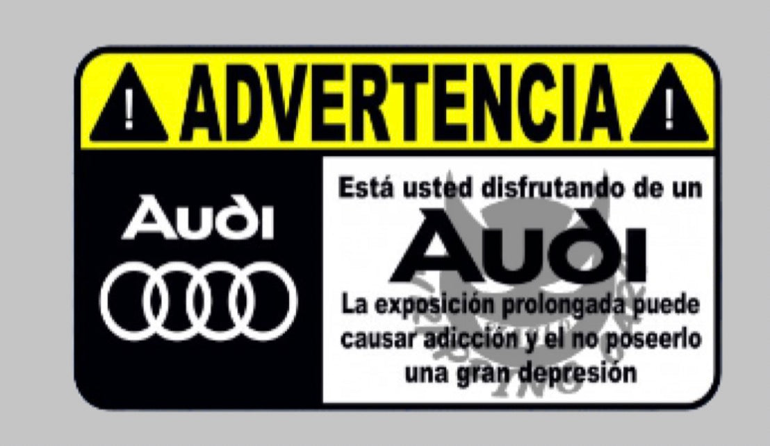 Advertencia Audi
