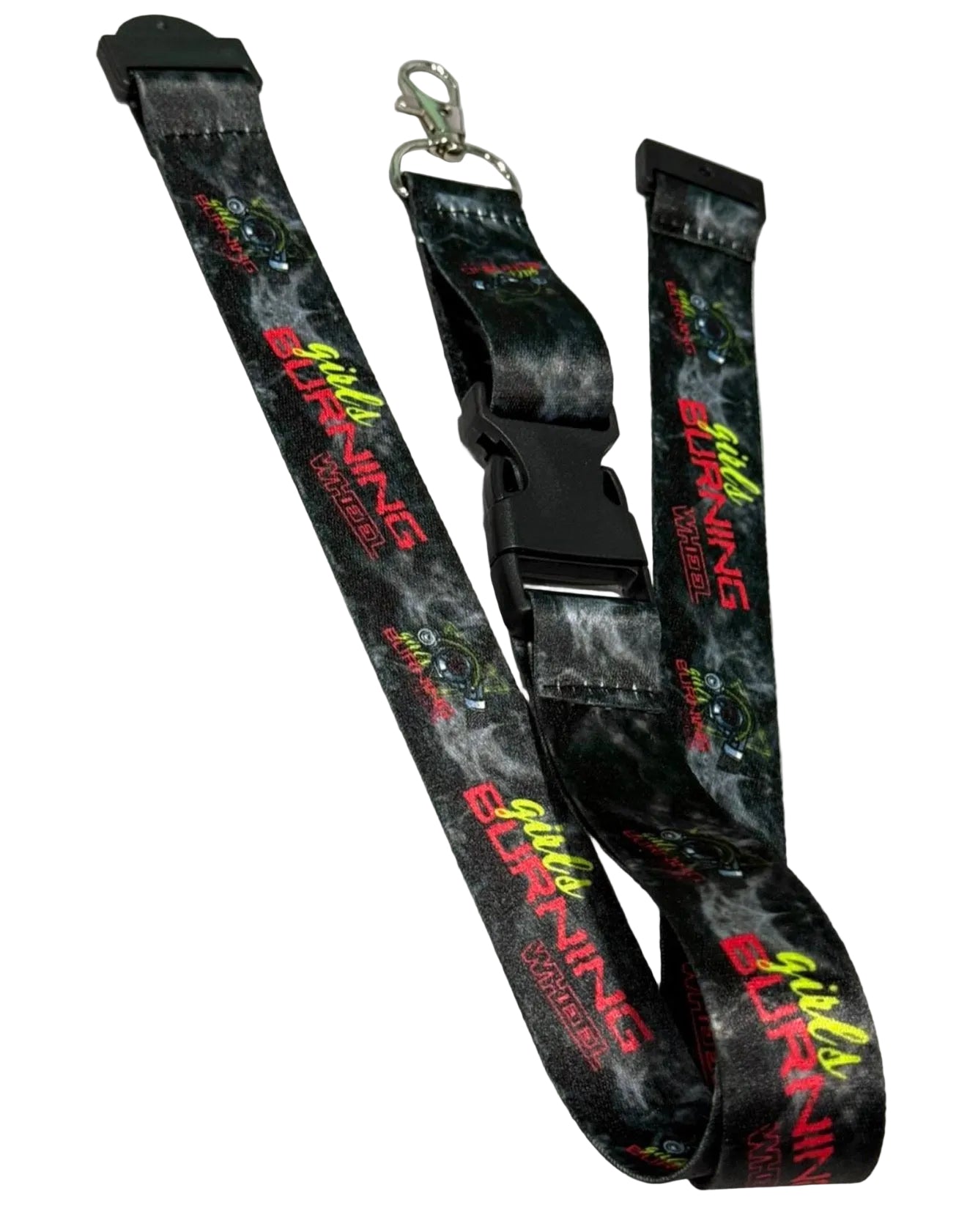 Lanyard Girls burning wheel