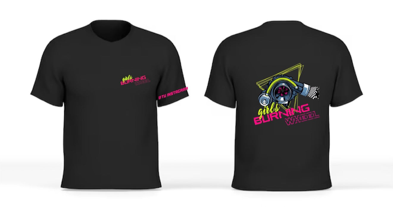Camiseta Girls Burning Wheel