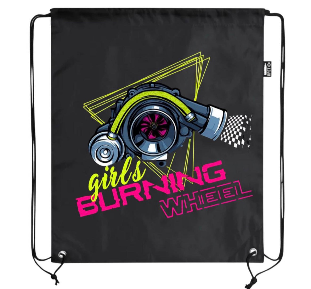 Mochila saco Girls Burning Wheel