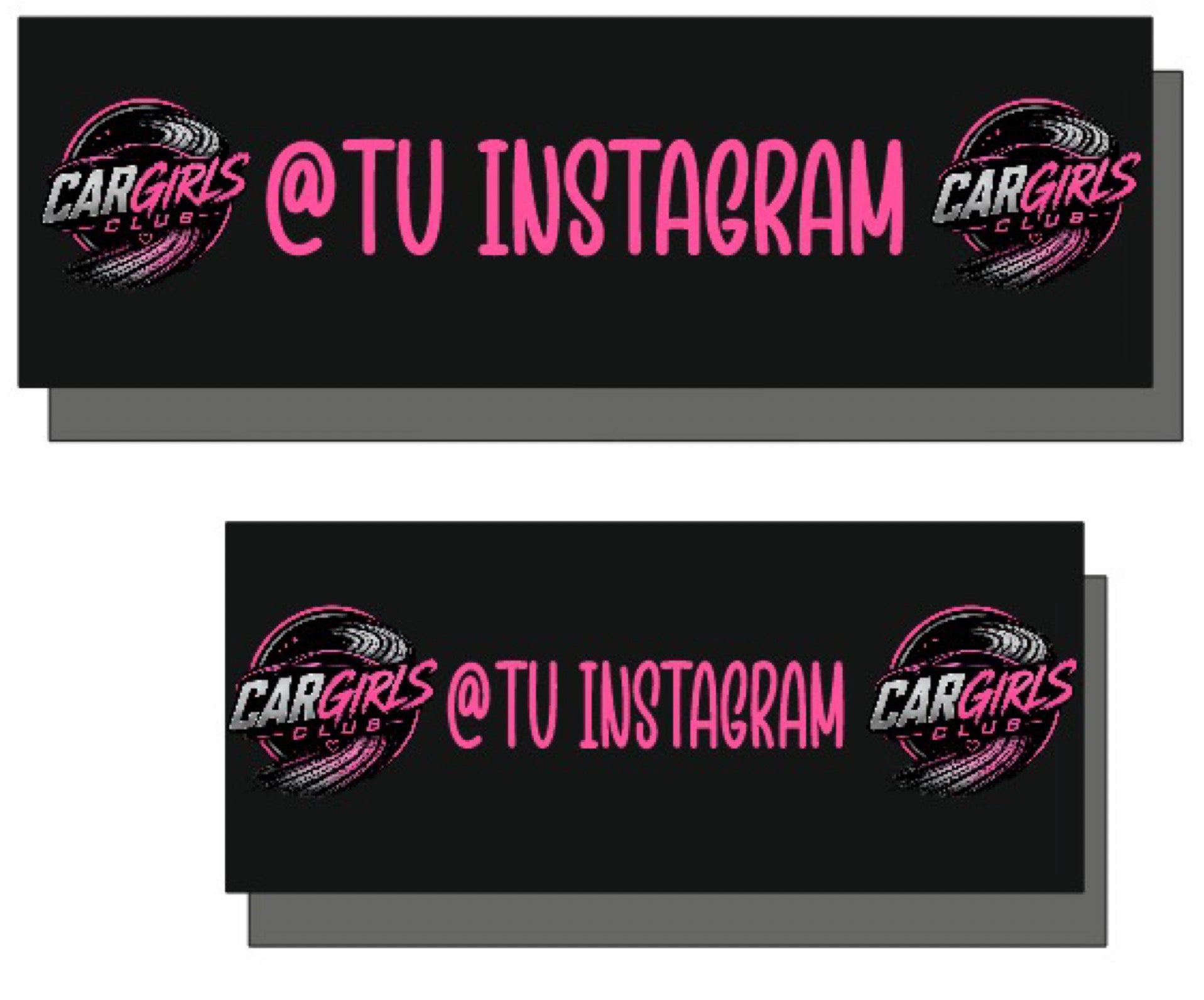 Tapa Matriculas Car Girls Club
