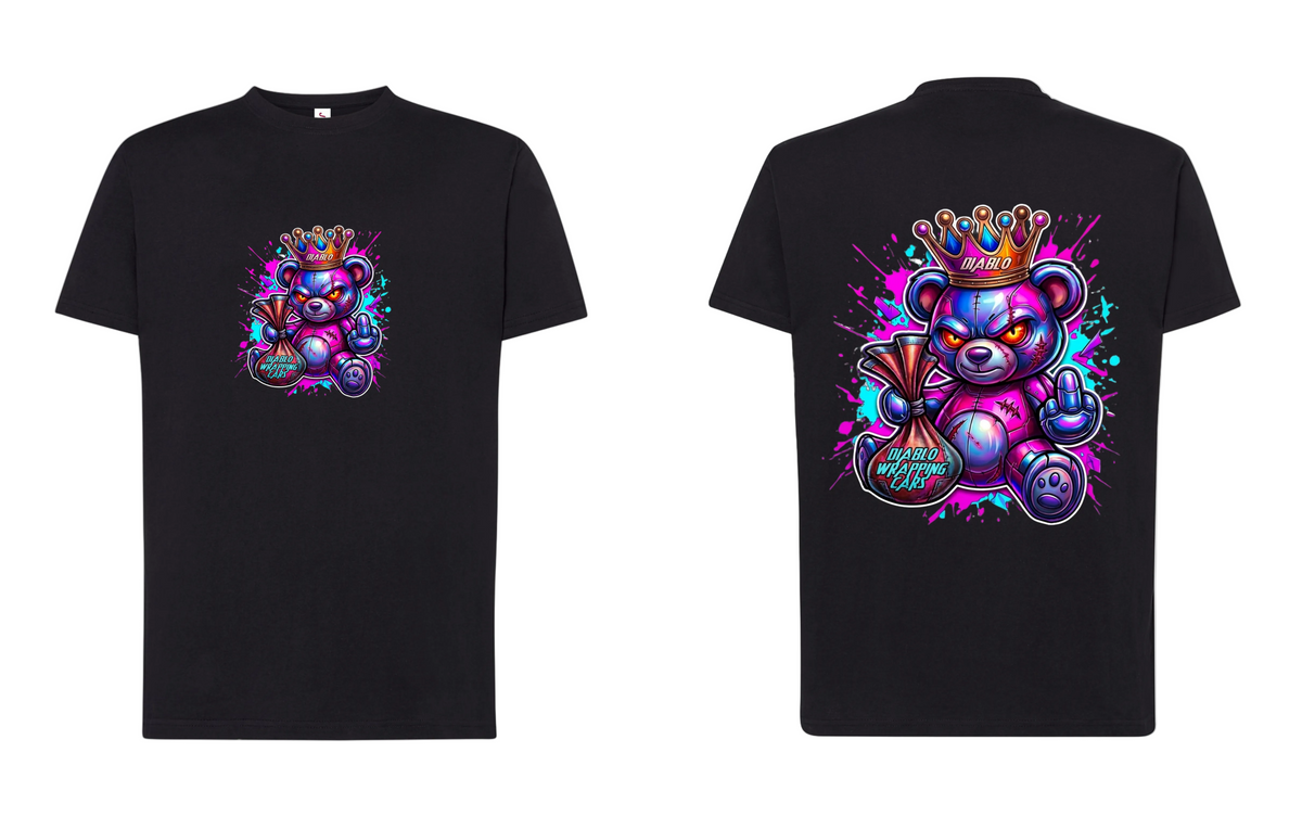 Camiseta Oso Diablo Wrapping Cars multicolor