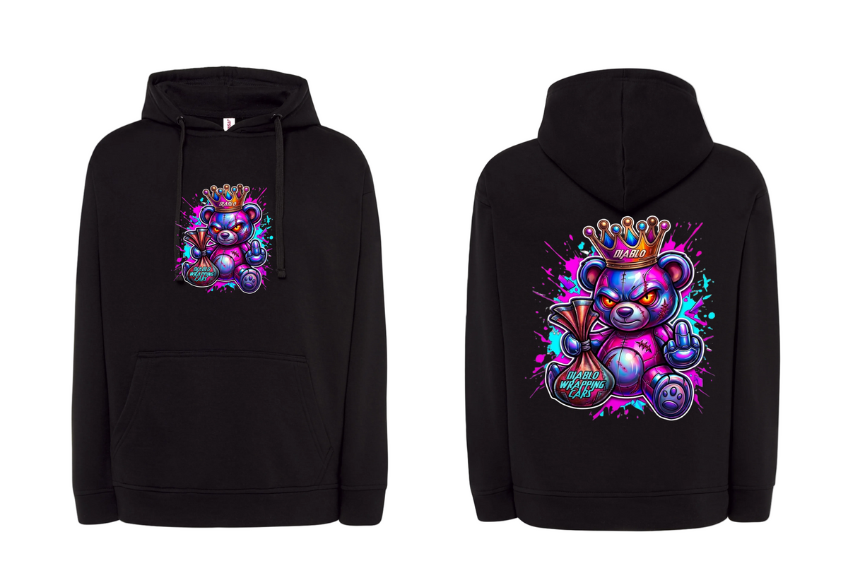 Sudadera Oso Diablo Wrapping Cars Multicolor